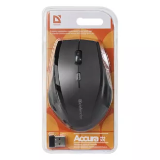 Defender Accura MM-365 bežični miš, crni, 1600 DPI Defender Accura MM-365 bežični miš, crni, 1600 DPI