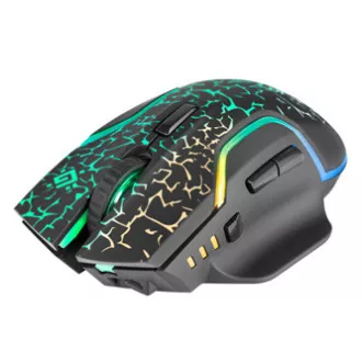Bežični miš Defender Oneshot GM-067 LED, crni, 3200 DPI
