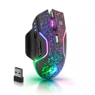 Bežični miš Defender Oneshot GM-067 LED, crni, 3200 DPI