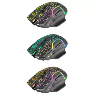 Bežični miš Defender Oneshot GM-067 LED, crni, 3200 DPI