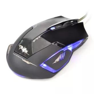 E-blue Mazer R žični miš, crni, 2400 DPI