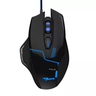 E-blue Mazer V2 žični miš, crni, 2500 DPI