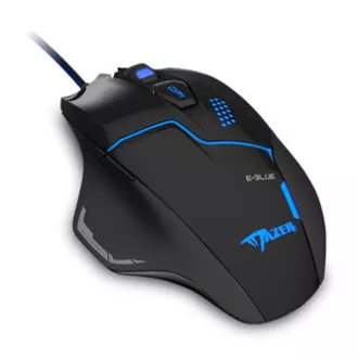 E-blue Mazer V2 žični miš, crni, 2500 DPI