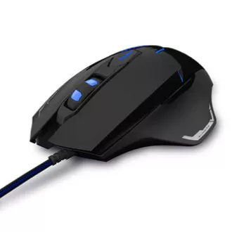 E-blue Mazer V2 žični miš, crni, 2500 DPI
