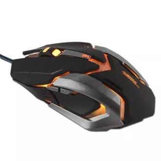 E-blue Auroza Gaming žičani miš, crni, 4000 DPI