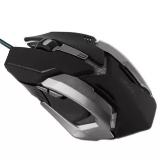 E-blue Auroza Gaming žičani miš, crni, 4000 DPI