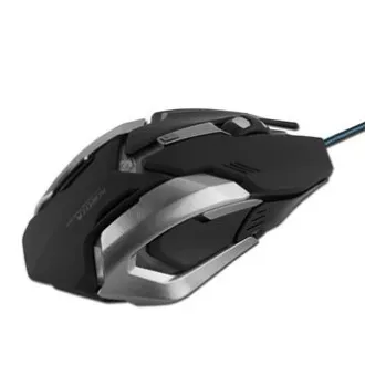 E-blue Auroza Gaming žičani miš, crni, 4000 DPI