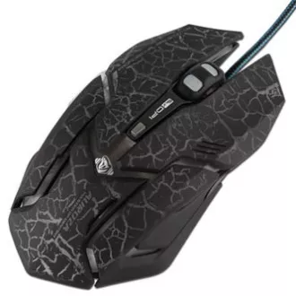 E-blue Auroza Gaming žičani miš, crni, 4000DPI, e-box
