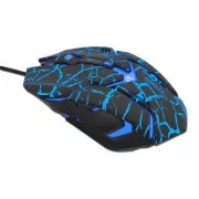 E-blue Auroza Gaming žičani miš, crni, 4000 DPI
