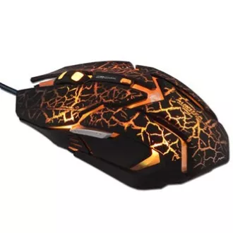 E-blue Auroza Gaming žičani miš, crni, 4000 DPI
