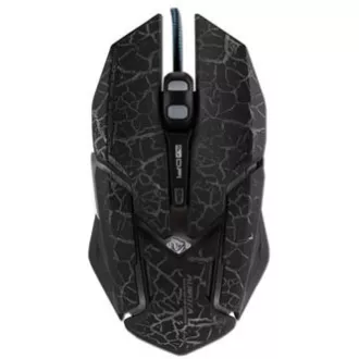 E-blue Auroza Gaming žičani miš, crni, 4000 DPI