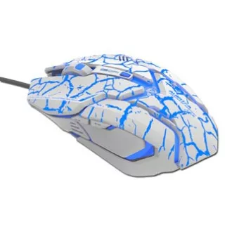 E-blue Auroza Gaming žičani miš, bijeli, 4000DPI, e-box