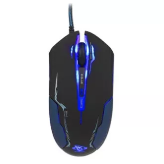 E-blue Auroza žični miš, crni, 3500 DPI