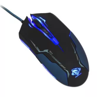 E-blue Auroza žični miš, crni, 3500 DPI