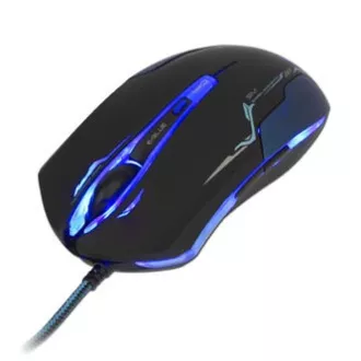 E-blue Auroza žični miš, crni, 3500 DPI
