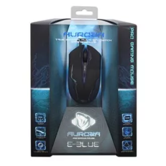 E-blue Auroza žični miš, crni, 3500 DPI