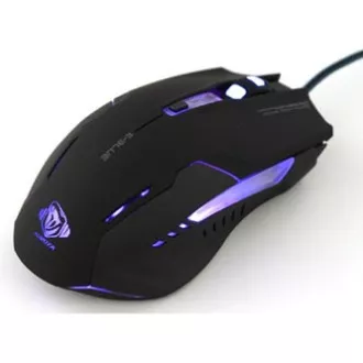 E-blue Auroza G Žični miš, crni, 3000 DPI