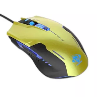 E-blue Auroza G Žičani miš, zeleni, 3000DPI, NA AKCIJI