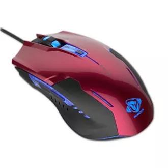E-blue Auroza G Žičani miš, crveni, 3000 DPI