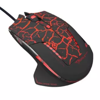E-blue Mazer Pro žičani miš, crno-crveni, 2500DPI, e-box