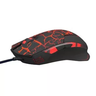 E-blue Mazer Pro žičani miš, crno-crveni, 2500DPI, e-box