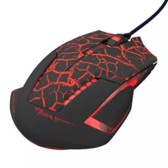E-blue Mazer Pro žičani miš, crno-crveni, 2500 DPI