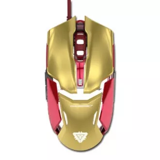 E-blue IRON MAN ARMOR EMS610 Žičani miš, zlatni, 4000DPI
