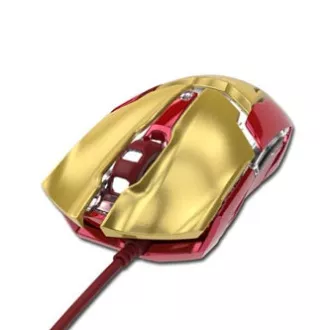 E-blue IRON MAN ARMOR EMS610 Žičani miš, zlatni, 4000DPI