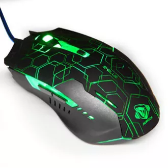 E-blue Auroza EMS636 Hexagon Žičani miš, crni, 2500DPI, NA AKCIJI E-blue Auroza EMS636 Hexagon Žičani miš, crni, 2500DPI, NA AKCIJI