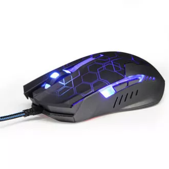 E-blue Auroza EMS636 Hexagon Žičani miš, crni, 2500DPI, NA AKCIJI E-blue Auroza EMS636 Hexagon Žičani miš, crni, 2500DPI, NA AKCIJI