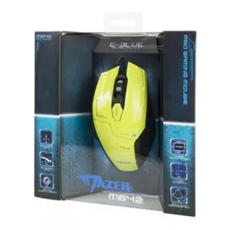 E-blue Mazer žičani miš, zeleni, 2500DPI, AKCIJA E-blue Mazer žičani miš, zeleni, 2500DPI, AKCIJA