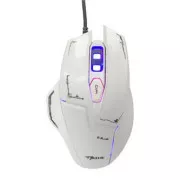 E-blue Mazer žični miš, bijeli, 2500 DPI