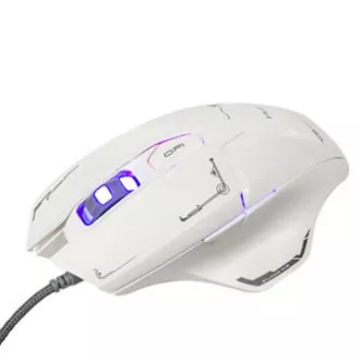 E-blue Mazer žični miš, bijeli, 2500 DPI