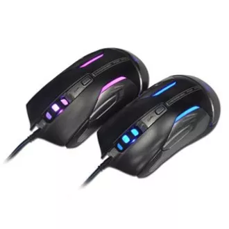 E-blue Auroza FPS Žičani miš, crni, 8200 DPI