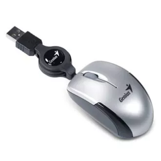 Genius Micro Traveler V2 žični miš, srebrni, 1200 DPI Genius Micro Traveler V2 žični miš, srebrni, 1200 DPI