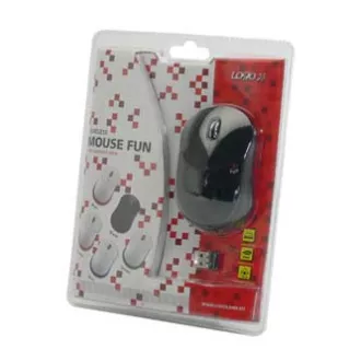Bežični miš Logo Fun, crni, 1000 DPI Bežični miš Logo Fun, crni, 1000 DPI