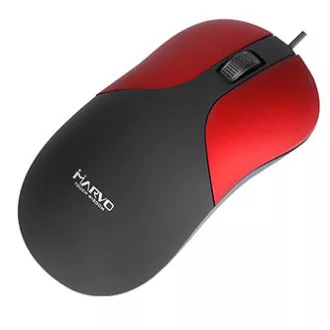 Marvo DMS002RD Žičani miš, crno-crveni, 1200 DPI
