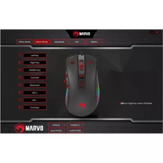 Marvo M519 Žični miš, crni, 12000 DPI