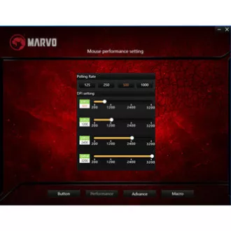 Marvo M359 Žični miš, crni, 3200 DPI