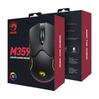 Marvo M359 Žični miš, crni, 3200 DPI