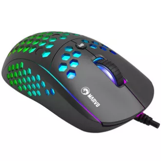 Marvo M399 Žični miš, crni, 6400 DPI