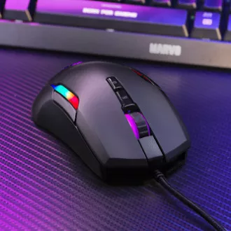 Marvo G945 Žični miš, crni, 10000 DPI
