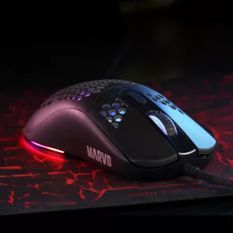 Marvo G925 Žični miš, crni, 12000 DPI