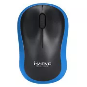 Marvo DWM100BL bežični miš, crno-plavi, 1000 DPI