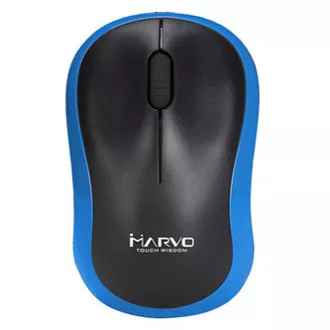 Marvo DWM100BL bežični miš, crno-plavi, 1000 DPI