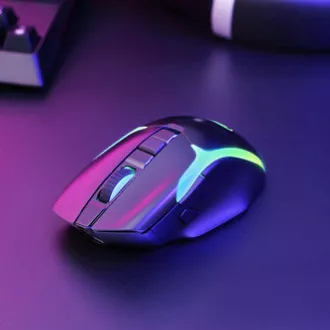Marvo M729W PRO bežični miš, crni, 8000 DPI