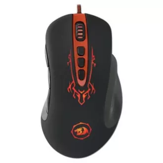 Redragon Origin žični USB miš, crno-crveni, 4000 DPI