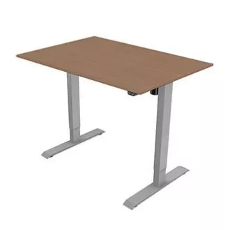 Radni stol s električno podesivom visinom 75x140cm, sivi, ergo