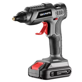 Pištolj za taljenje ENERGY+ 200W, grafit 58G040, maksimalna temperatura 210c, crna