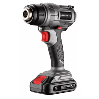 Toplinski pištolj ENERGY+ 270W, grafit 58G082, maksimalna temperatura 550c, crna